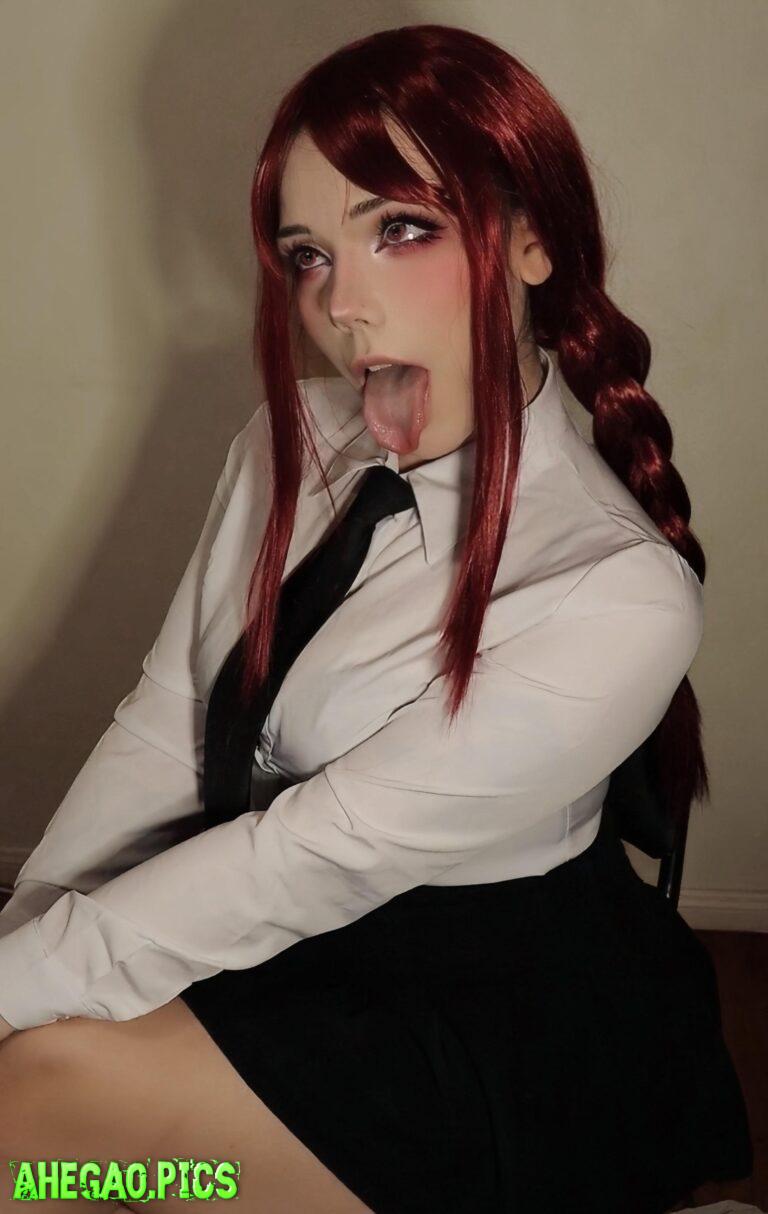 My Makima cosplay of course had to include Ahegao ❤️