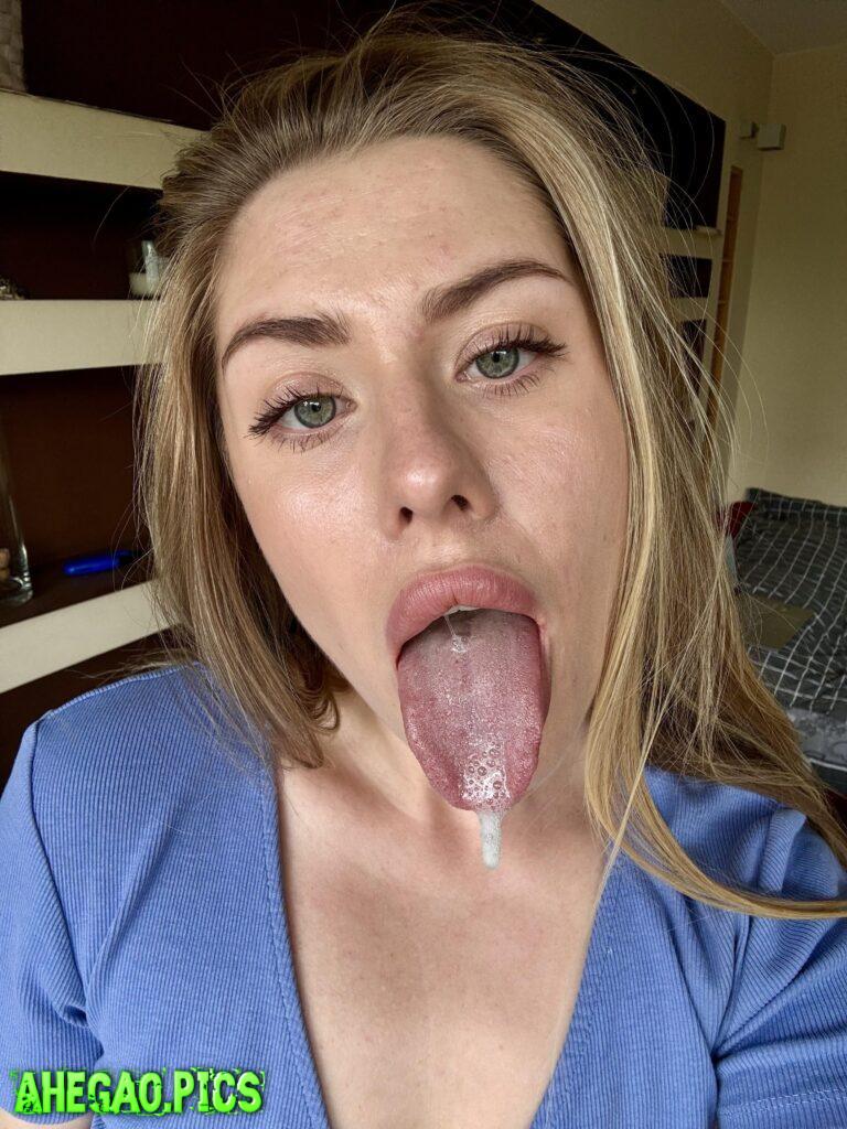 Would you cum on all over my cute ahegao face