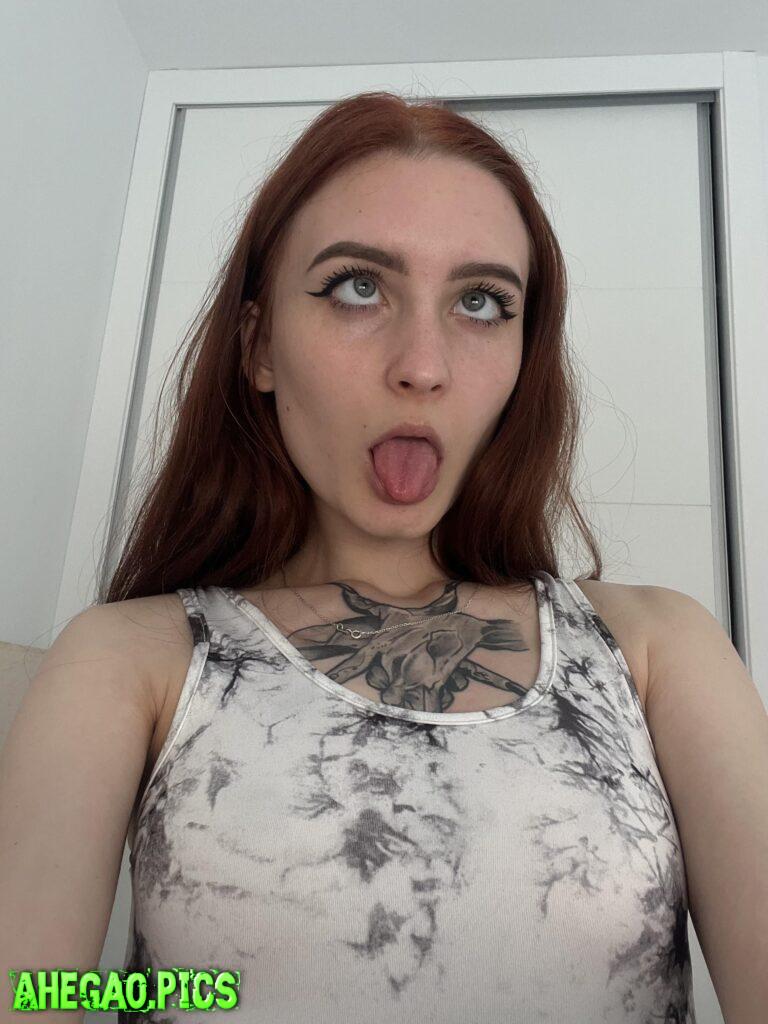 Redheads ahegao girl