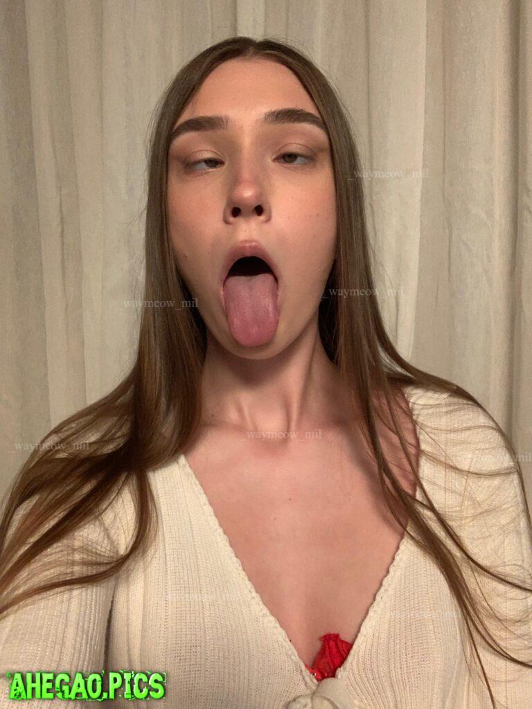 is my tongue sticking out enough?