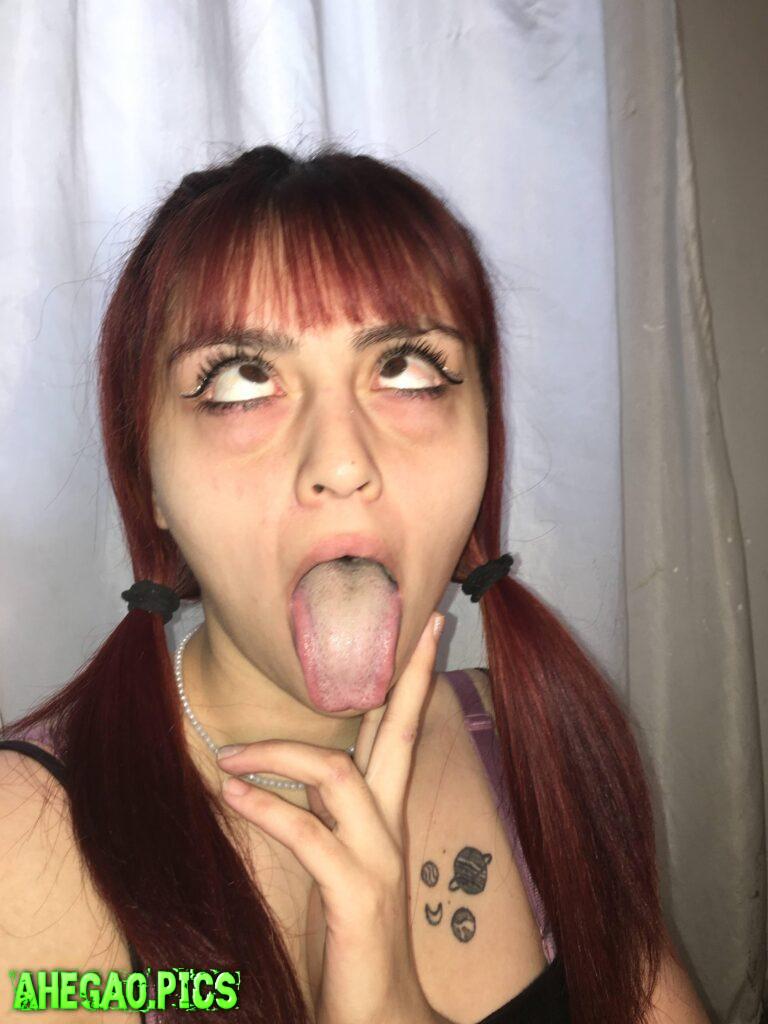 do you like my ahegao face?