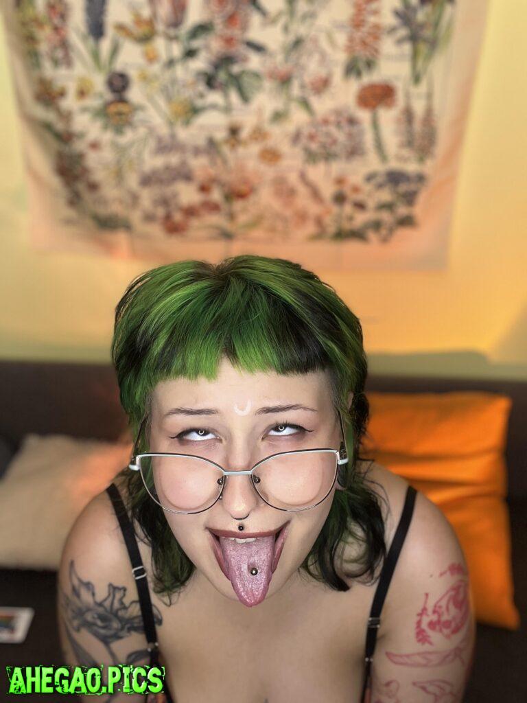 how much of your cum would it take to cover my ahegao