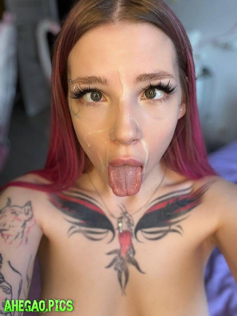 ahegao from whom I got cum