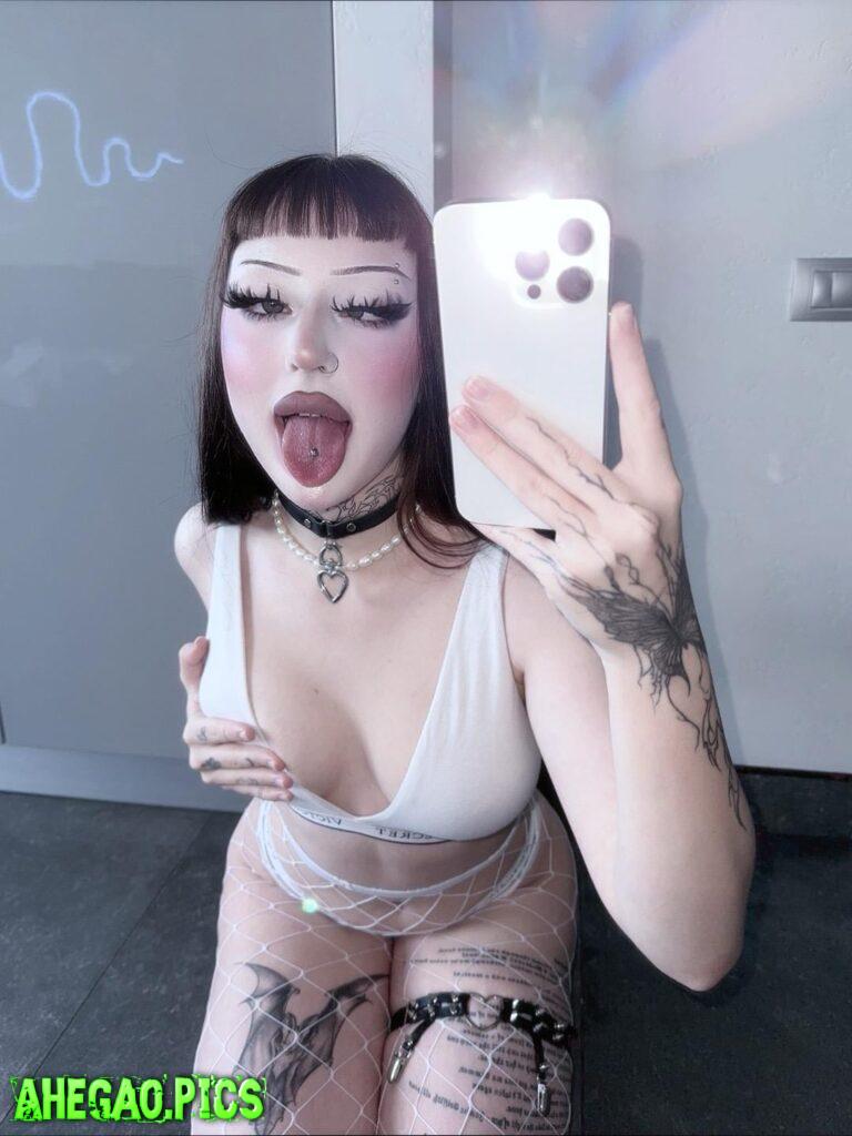 How about you cum on my tongue?