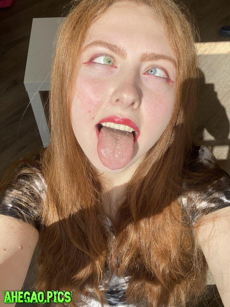 I catch the rays of the sun with my tongue, but I would like to catch cum