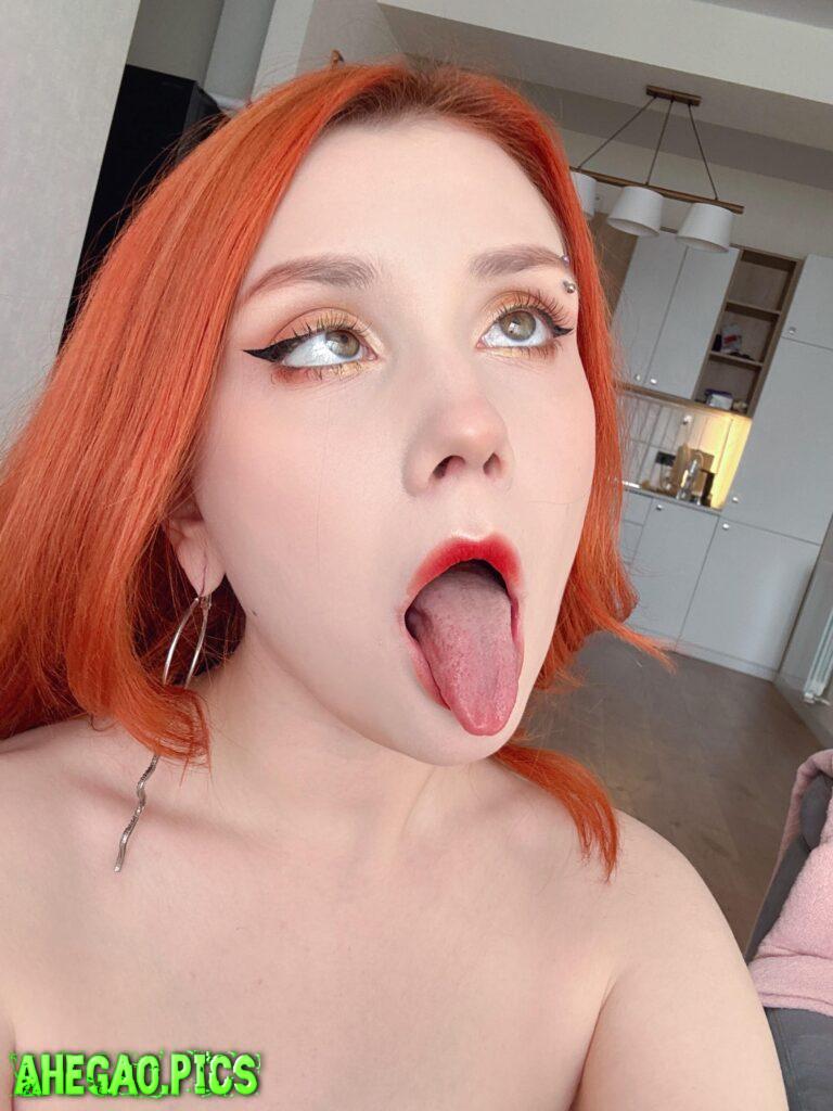 My tongue is the perfect place for your dick