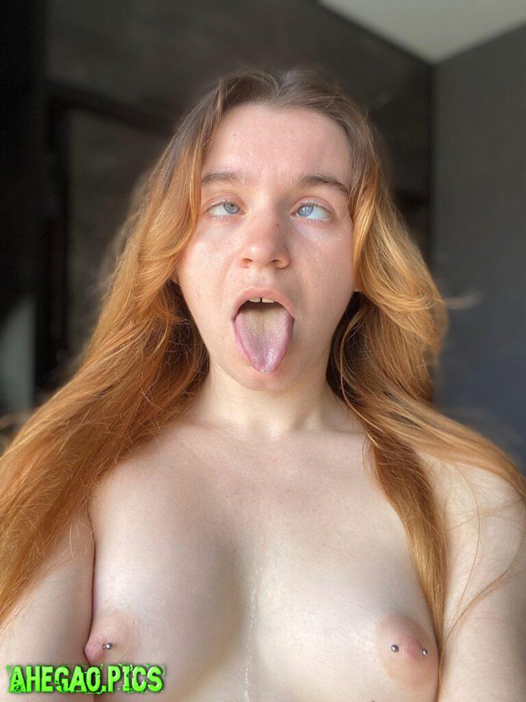 My goal is to make you cum on my tongue with my ahegao